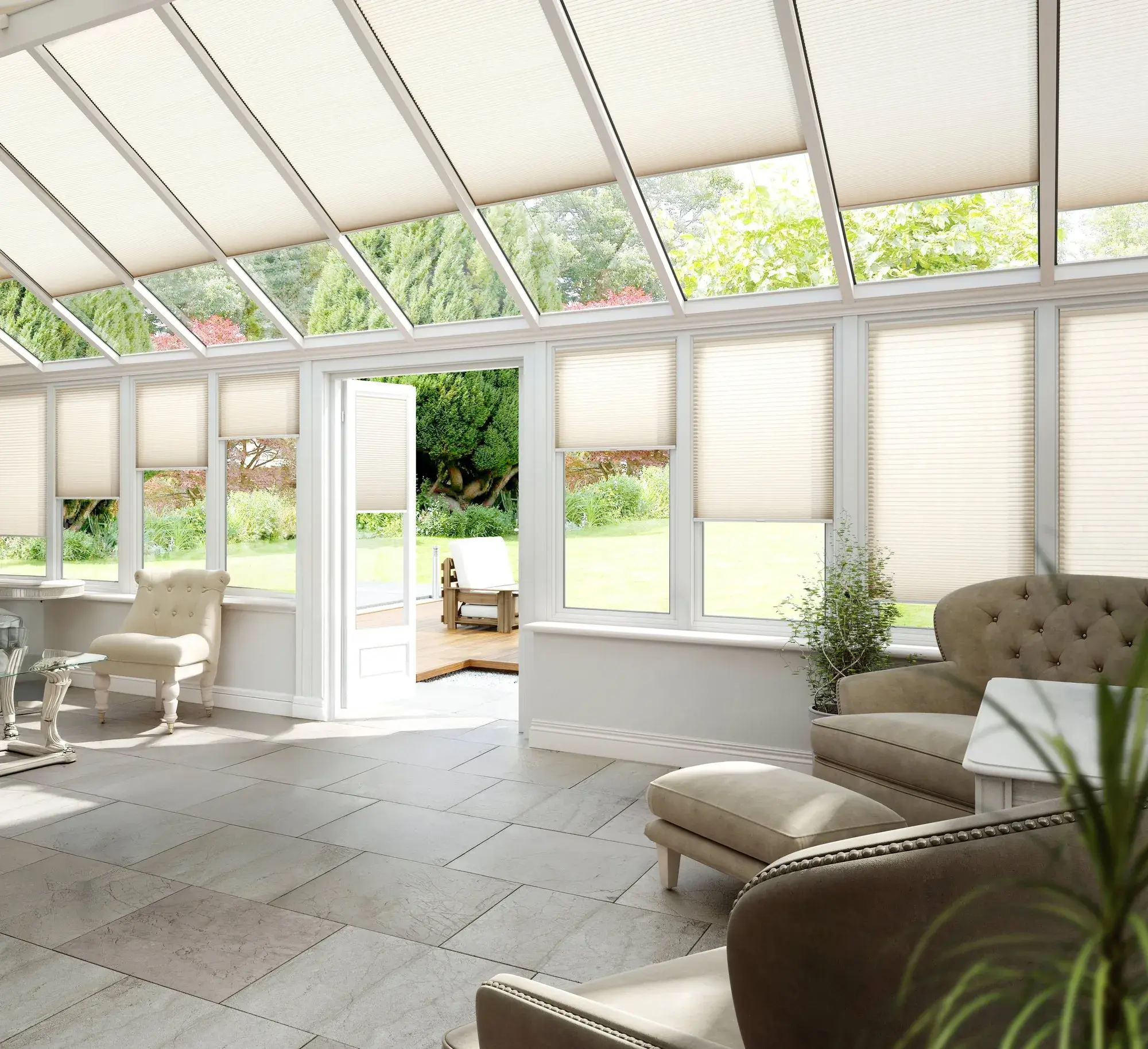 Conservatory window treatments