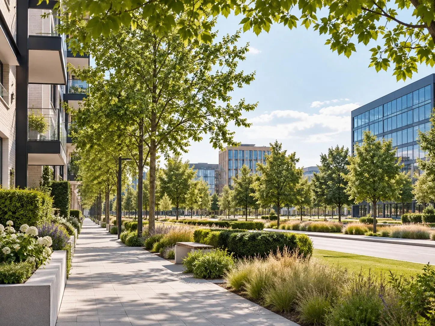 Illustrative view of Milton Keynes