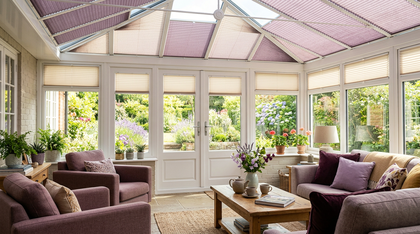 How conservatory blinds keep your space cool in summer